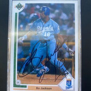 Signed autograph Bo Jackson